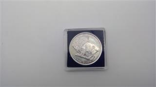 LIBERTY BULLION ONE TROY OUNCE ROUND .999 FINE SILVER